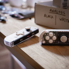 Retro Joy-Con “Famitsu Game Boy Light” Mod Clear Nintendo Switch Custom Controllers