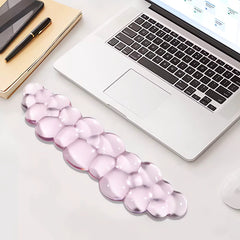 Soft Clear Cloud Transparent Cushion Cool Silicone Gel Ergonomic Wrist/Hand Rest