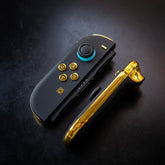 Stealthy Matte Black & Gold Chrome Joy-Cons 2 for Nintendo Switch 2