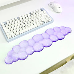 Soft Clear Cloud Transparent Cushion Cool Silicone Gel Ergonomic Wrist/Hand Rest