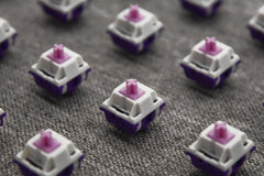 KEYGEEK X UNIKEYS PURPLE DAWN LINEAR SWITCH FACTORY LUBED EDITION (10PCS)