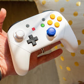 Nintendo Switch Pro Controller White N64 Style Retro Customized Controller