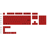 Red Dragon Cherry Profile Dye Sublimation PBT Keycaps