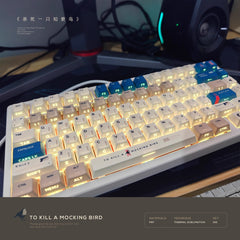 To Kill A Mocking Bird Dye Sublimation PBT Cherry Profile Keycaps
