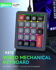 K812 Wired Macro Defined Mechanical Keyboard