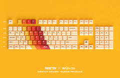 Vintage 1970 PBT Keycap Set