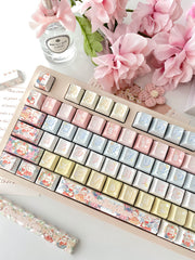 Circus Teddy Bear PBT Cherry Keycaps