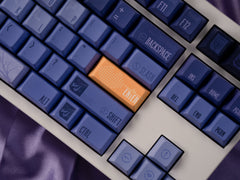 Flamboyant Bleu PBT Cherry Keycaps