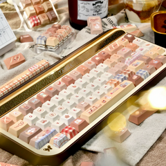 Toasted Bread Cute Cherry/MOA PBT Keycaps