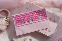 ESU67 Aluminum Pre-built Magnetic Switches HE Keyboard Wrist Rest Cover 2-in-1
