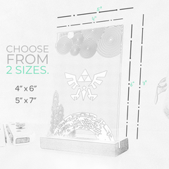 TOTK Acrylic LED Decorative Gaming Stand The Legend Of Zelda: Tears Of The Kingdom