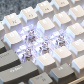 Transparent OEM Profile Keycaps