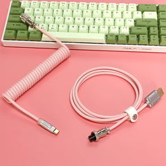 Macaron Handmade Coiled Usb-C Cable