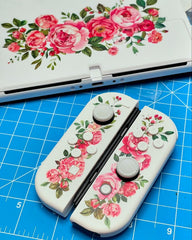 Customized Nintendo Switch Roses & Peonies - Premium Edition Floral Design