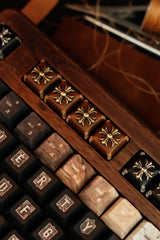 Vintage Leather Handmade Artisan Keycaps