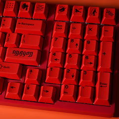 Red Dragon Cherry Profile Dye Sublimation PBT Keycaps