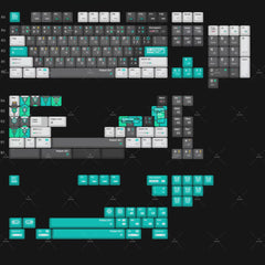 Robot Girl Dye Sublimation Cherry Profile Keycaps