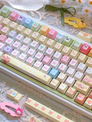 Sweet Bear Dye Sublimation PBT Cherry Profile Keycaps