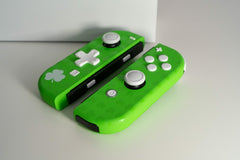 Lucky Shamrock Joy-Cons Mod Nintendo Switch Special Edition Custom Controllers