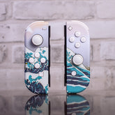 Custom Joy-Con Controllers “The Great Wave off Kanagawa” Nintendo Switch Japanese Aesthetic