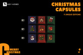 Keykobo Christmas Capsules PBT Artisan Keycaps