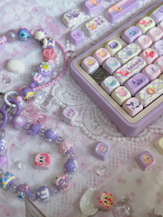 My Little Pony Dye Sublimation PBT MOA Profile Keycaps