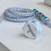 Blue Bird USB-C RGB Aviator Handmade Coiled Cable