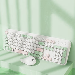 EK8870 100% Full Size Wireless Computer Keyboard & Mouse Combo