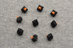 LUBED, FILMED, AND SPRING SWAPPED CHERRY MX SWITCHES (10PCS)