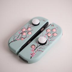 Sakura Joy-Cons Cherry Blossoms “Arizona Ice Tea” Japanese Aesthetic Nintendo Switch Controllers