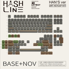 MW HASH-LINE ABS KEYCAP SET