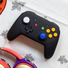 Nintendo Switch Pro Controller Black N64 Style Retro Customized Controller