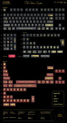 Solar System PBT/PC/Metal Cherry Profile Keycaps