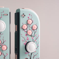 Sakura Joy-Cons Cherry Blossoms “Arizona Ice Tea” Japanese Aesthetic Nintendo Switch Controllers