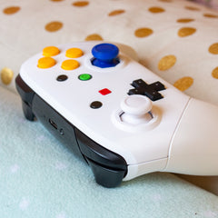 Nintendo Switch Pro Controller White N64 Style Retro Customized Controller