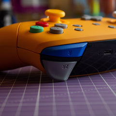 Nintendo Switch Pro Controller Mod Orange-ish Yellow GameCube Retro Style Customized Controller