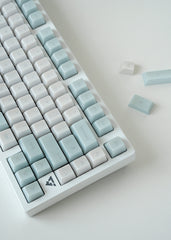 Glass Sea Pearlescent Translucent Dye Sublimation PC Cherry Profile Keycaps