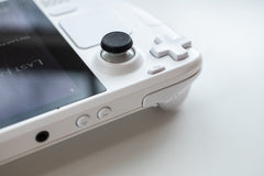 Customized Steam Deck Handheld Gaming Computer By Valve Minimalistic Mono White