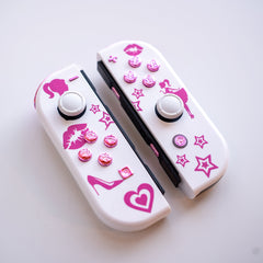 Custom Joy-Cons “Non-Barbie” Edition Nintendo Switch Gaming Controllers