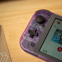 Custom Nintendo Switch Lite Atomic Purple Retro Gaming Aesthetic