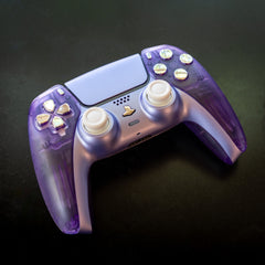 Spectra V Controller for PS5 – Translucent Violet Shell with Chrome Accents