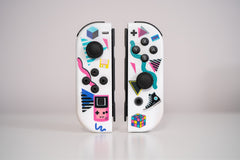 Custom Joy-Cons “90s Nostalgia” Old School Mod - Nintendo Switch Retro Gaming Controllers