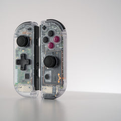 Custom Joy-Cons Clear “Game Boy Pocket” Mod - Nintendo Switch Retro Gaming Controllers