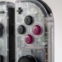 Custom Joy-Cons Clear “Game Boy Pocket” Mod - Nintendo Switch Retro Gaming Controllers