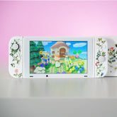 Customized Nintendo Switch Flowers Vines & Laurels Switch Mod - Premium Edition Floral Design