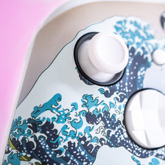 Xbox Wireless Controller Mod “Great Wave off Kanagawa” Custom Microsoft Gaming Controller Xbox Series X/S/One & PC