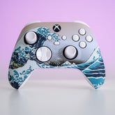 Xbox Wireless Controller Mod “Great Wave off Kanagawa” Custom Microsoft Gaming Controller Xbox Series X/S/One & PC
