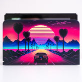 Nintendo Switch Custom Dock Cover Retro Synthwave Special Edition