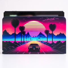 Nintendo Switch Custom Dock Cover Retro Synthwave Special Edition