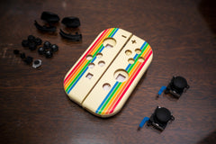 Nintendo Switch “80s Vibes” Old School Retro “Build At Home” Customization Set
